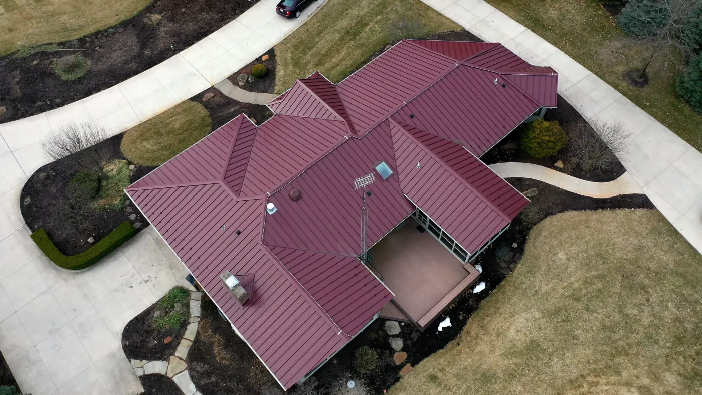 Tarping and dry-in on a Winchester commercial roof